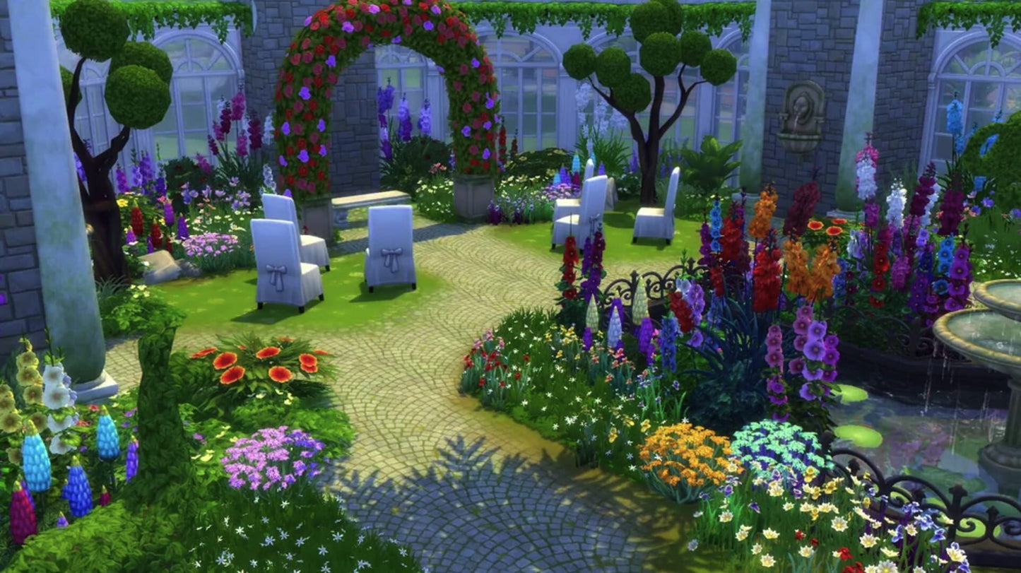 The Sims 4: Romantic Garden Stuff Klíč Origin – herní záběr (2)