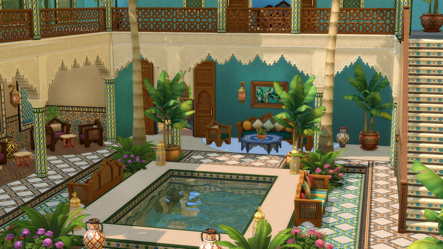 IGDB screenshot: The Sims 4: Courtyard Oasis Kit (2)