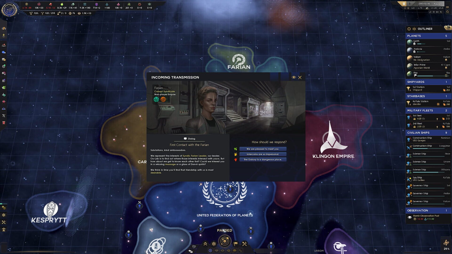 IGDB screenshot: Star Trek: Infinite (1)