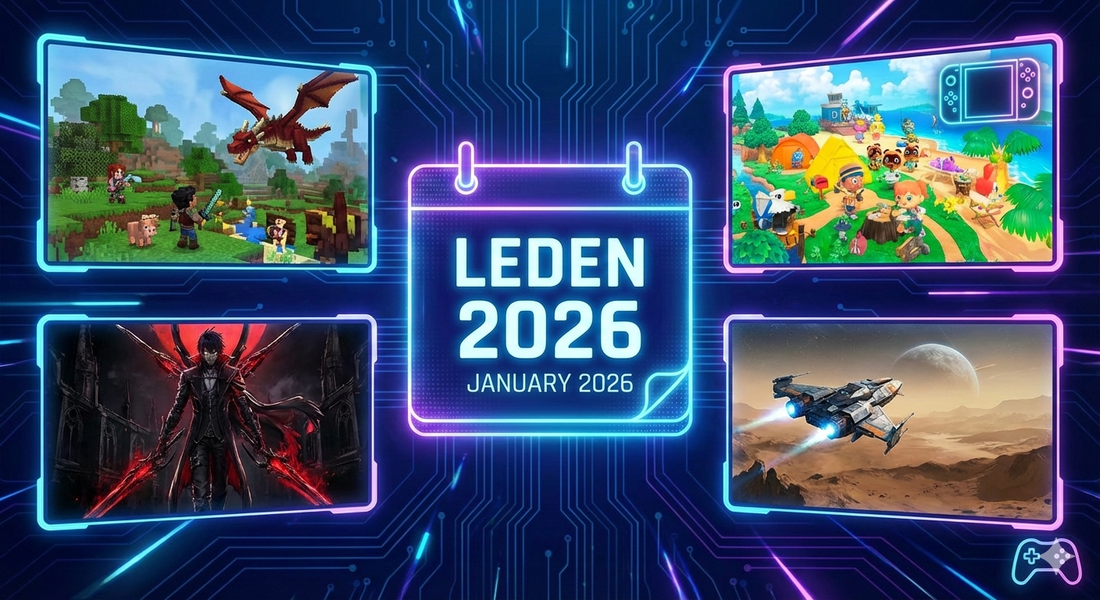 Herní pecky v lednu 2026: Nový rok začíná ve velkém stylu!