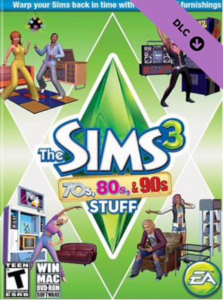 The Sims 3 70s, 80s, & 90s Stuff (PC) - Origin Klíč