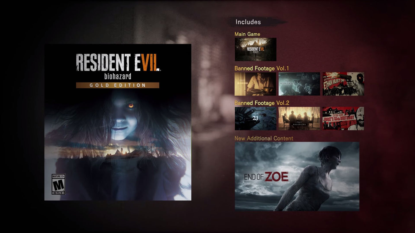 RESIDENT EVIL 7 biohazard: Gold Edition (PC) - Steam Klíč