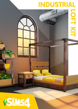 The Sims 4 Industrial Loft Kit Origin