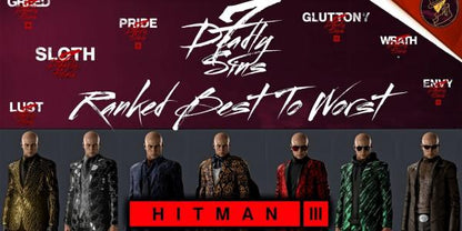 HITMAN 3 Seven Deadly Sins Collection (PC) - Steam Klíč