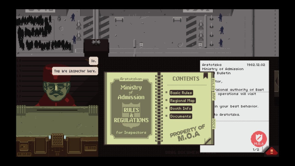 Papers, Please GOG.COM Klíč – herní záběr (3)