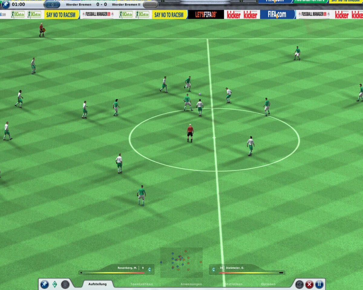 FIFA Manager 09 Origin Klíč – herní záběr (1)