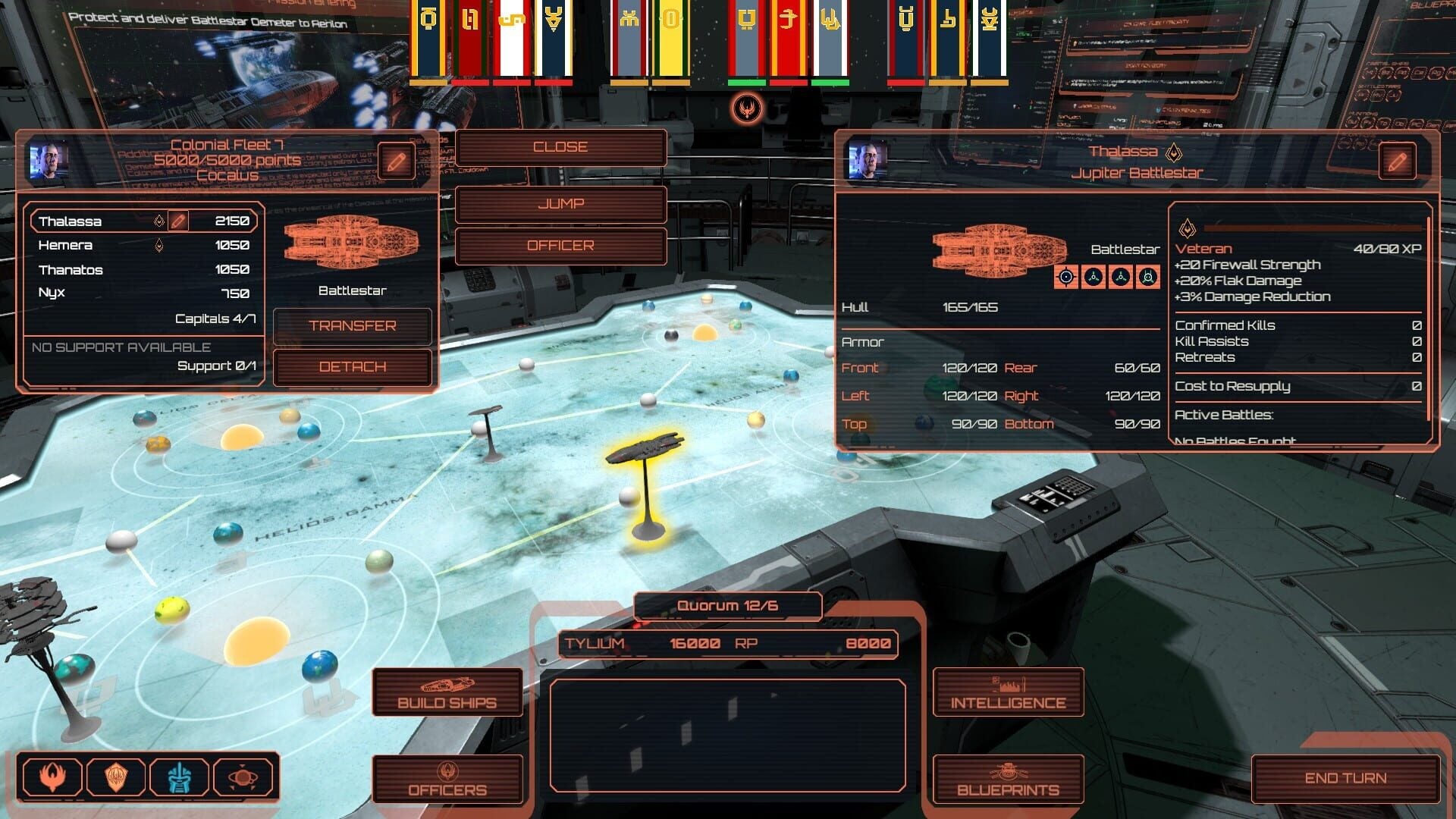 IGDB screenshot: Battlestar Galactica Deadlock: Sin and Sacrifice (5)